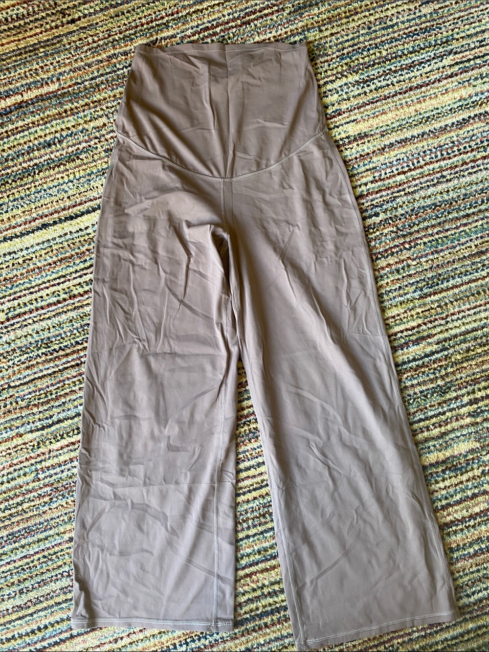 Maternity wide leg yoga pants